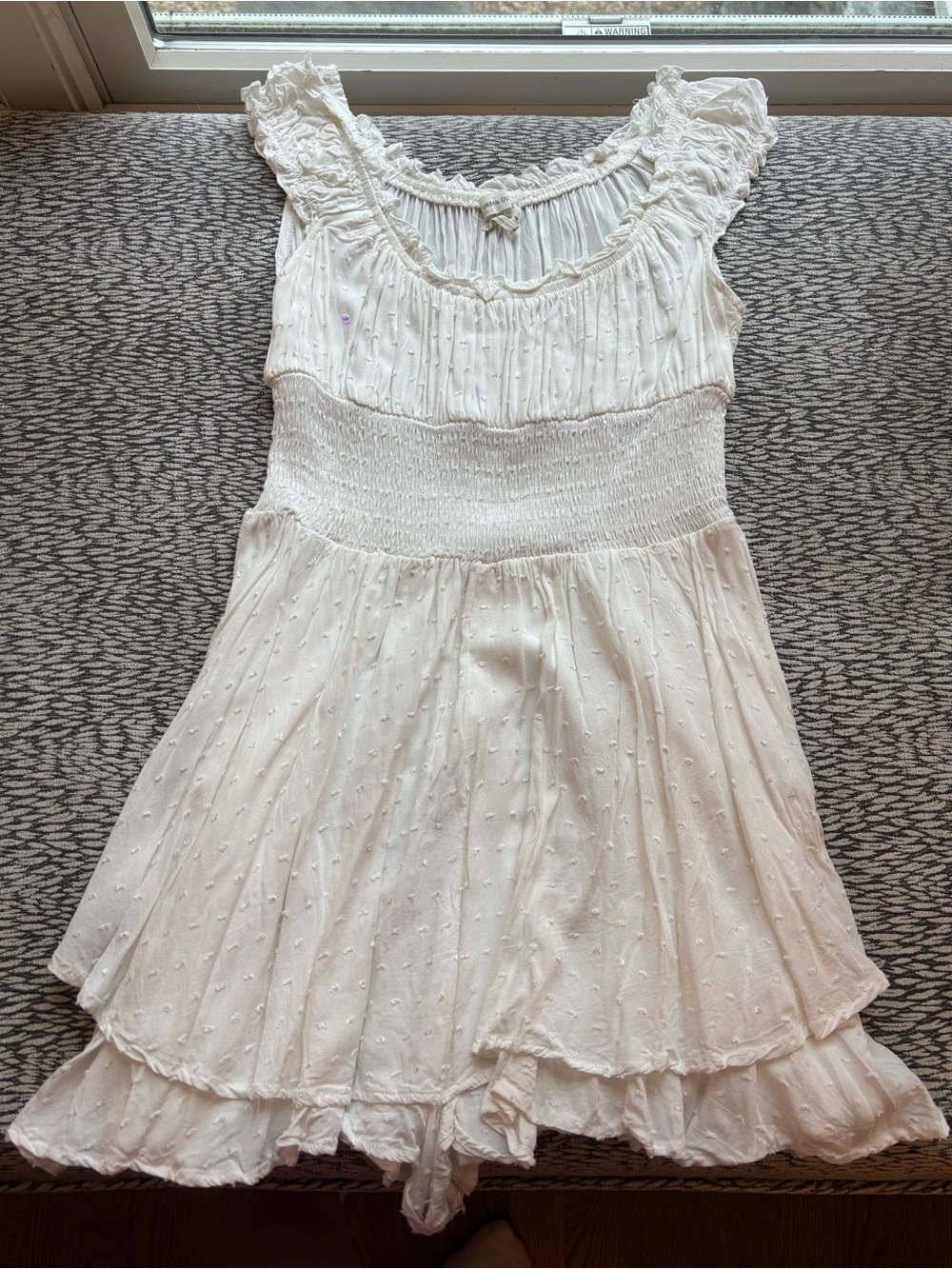 Urban Outfitters Smocked Polka Dot Romper